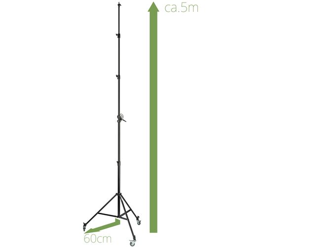 Lampenstativ BRESSER BR-LB300 s otočným ramenom a kolieskami, image-7