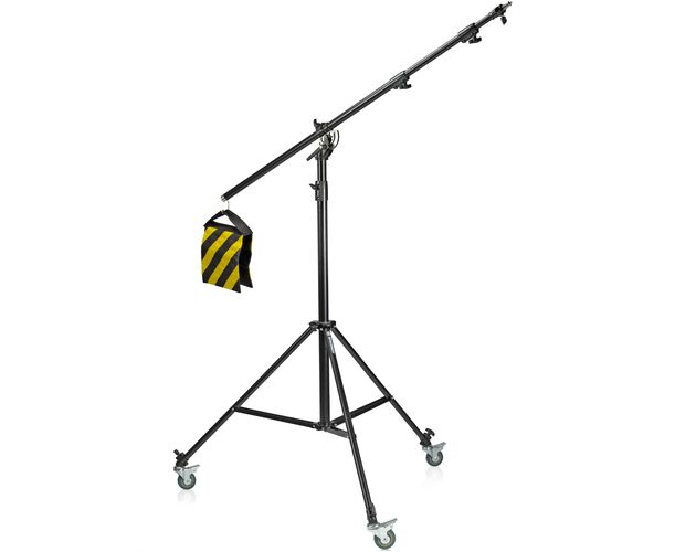 Lampenstativ BRESSER BR-LB300 s otočným ramenom a kolieskami, image-2