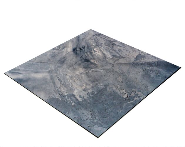 Flatlay pozadie BRESSER 60 × 60 cm – abstraktné sivé/modré
