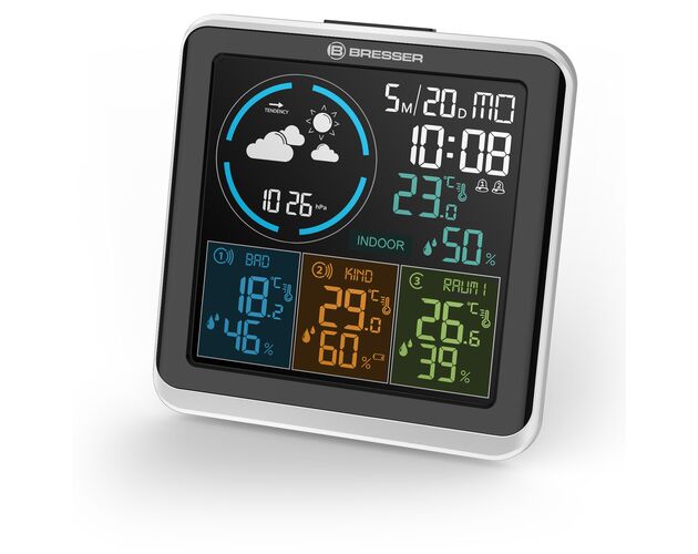 Meteostanica BRESSER Quadro Individio, image-3