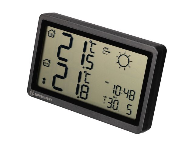 Funkčná meteostanica BRESSER Meteo Temp HZ – čierna, image-2