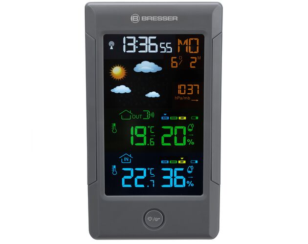 Farebná meteostanica BRESSER ClimateTemp NBF s DCF signálom, image-2