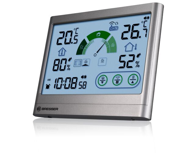 Termo-hygrometer BRESSER VentAir H – odporúčanie vetrania, image-4