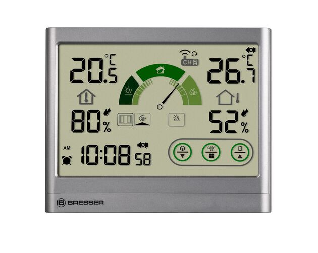 Termo-hygrometer BRESSER VentAir H – odporúčanie vetrania, image-5