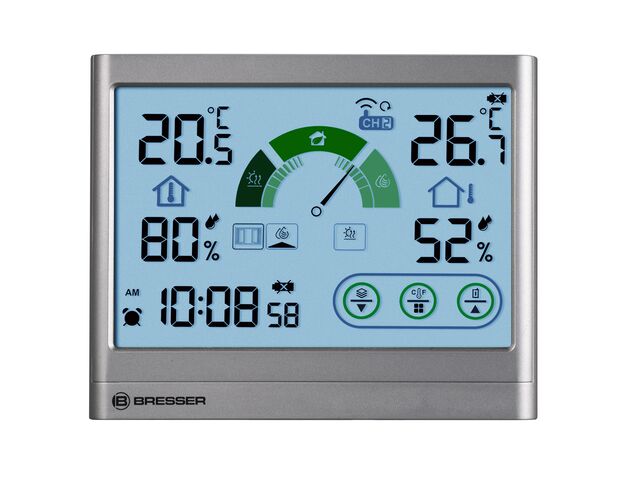 Termo-hygrometer BRESSER VentAir H – odporúčanie vetrania, image-6