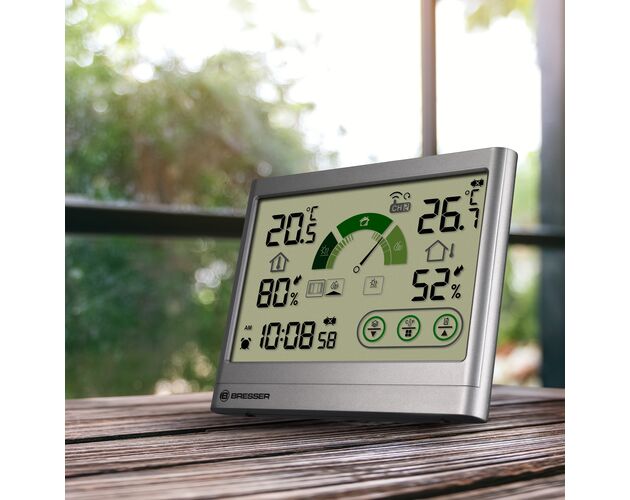 Termo-hygrometer BRESSER VentAir H – odporúčanie vetrania, image-2