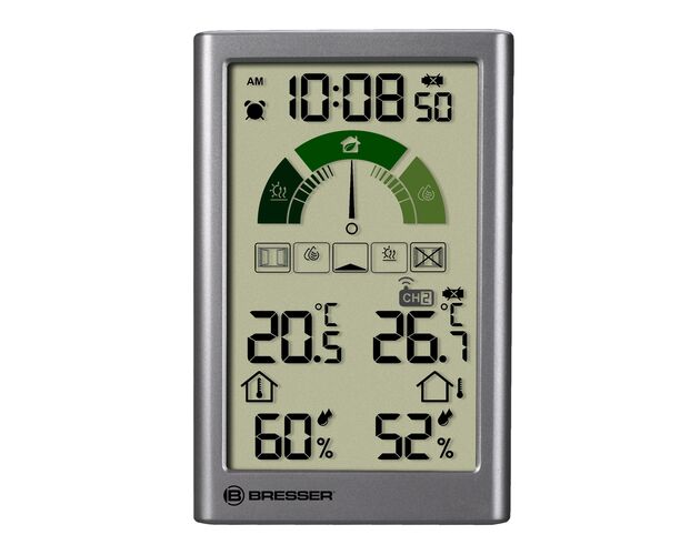 Termo-hygrometer BRESSER VentAir V – odporúčanie vetrania, image-5