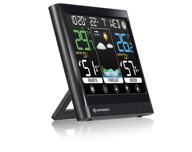 Meteostanica BRESSER MeteoTemp BF s dotykovým displejom, image-2