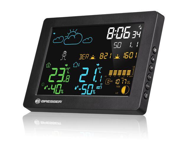 Farebná meteostanica BRESSER MeteoTemp Baro HZ, image-2