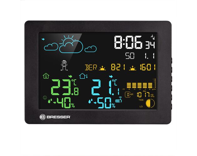Farebná meteostanica BRESSER MeteoTemp Baro HZ, image-4