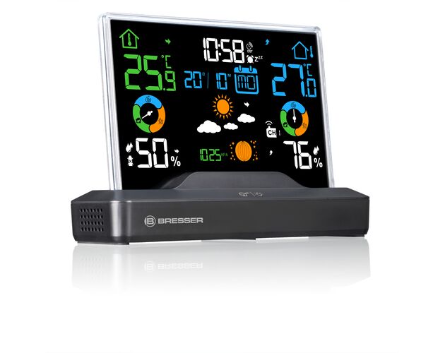 Farebná meteostanica BRESSER s rámčekom, image-3