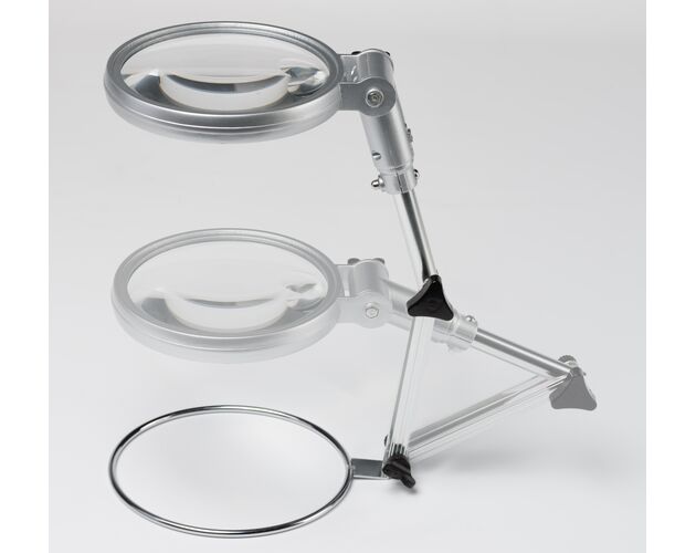 Šijacia lupa BRESSER 2×/4× s LED osvetlením Ø 120 mm, image-4