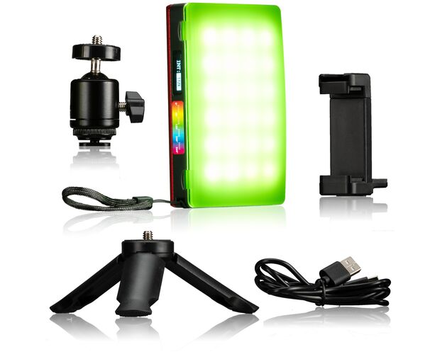 LED pocket svetlo BRESSER BR-96RGB, image-2