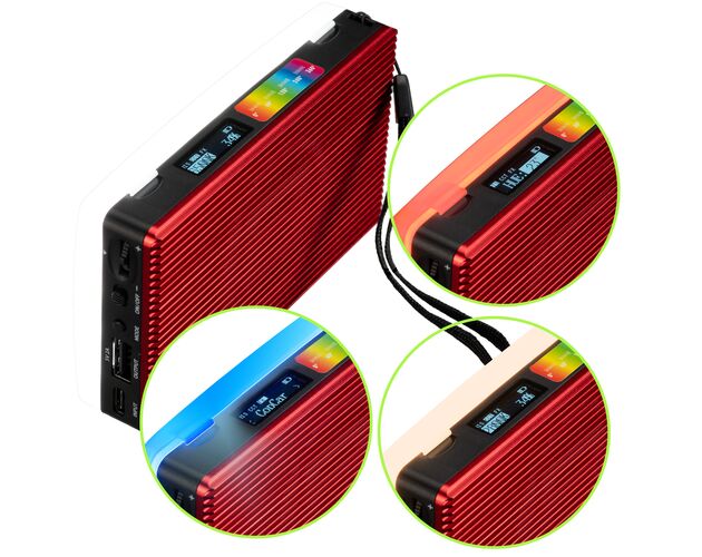 LED pocket svetlo BRESSER BR-96RGB, image-4
