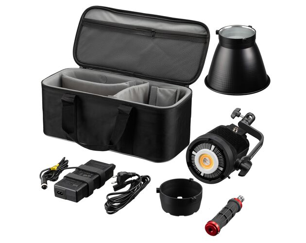 COB LED svetlo BRESSER BR-135RGB s reflektorom, image-5