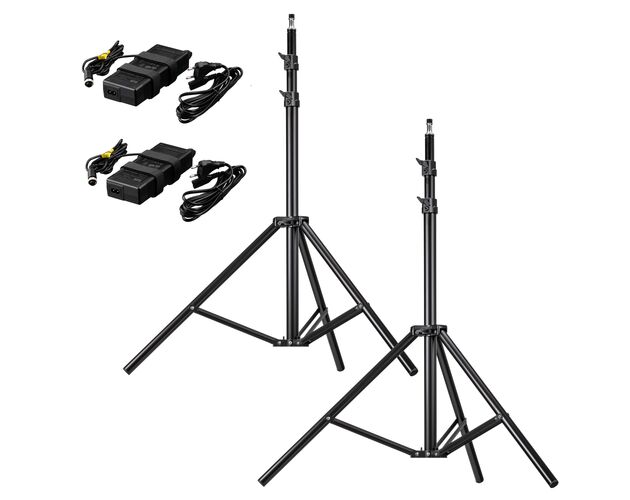 COB LED svetlo BRESSER BR-135RGB Duo Kit so softboxom, image-6