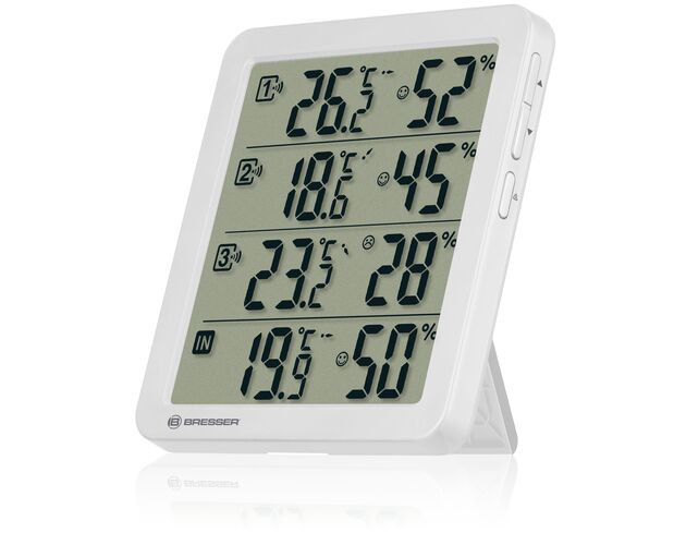 Termo-hygrometer BRESSER Quadro NV – biely, image-2