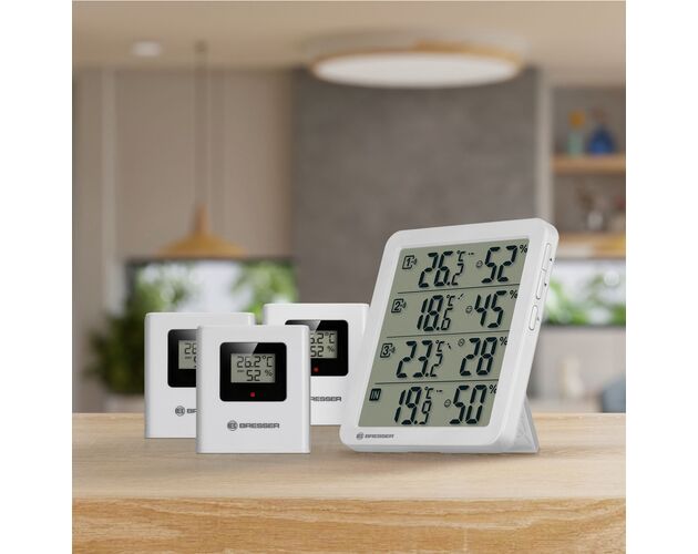 Termo-hygrometer BRESSER Quadro NV – biely, image-3