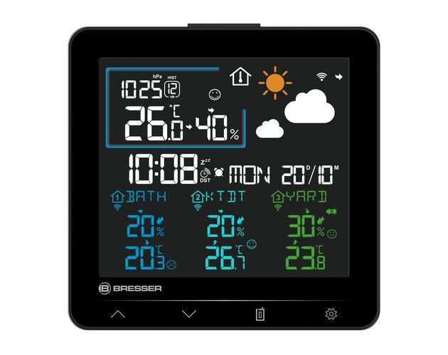 Meteostanica BRESSER Quadro Individio NV, image-5