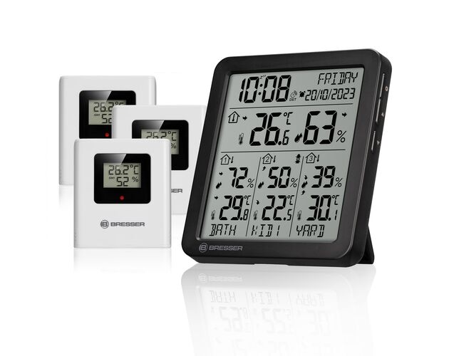Termo-hygrometer BRESSER Quadro Individio S