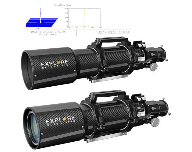 EXPLORE SCIENTIFIC ED102 CF-APO iEXOS-100 PMC-Eight - apochromatický refraktor, image-3