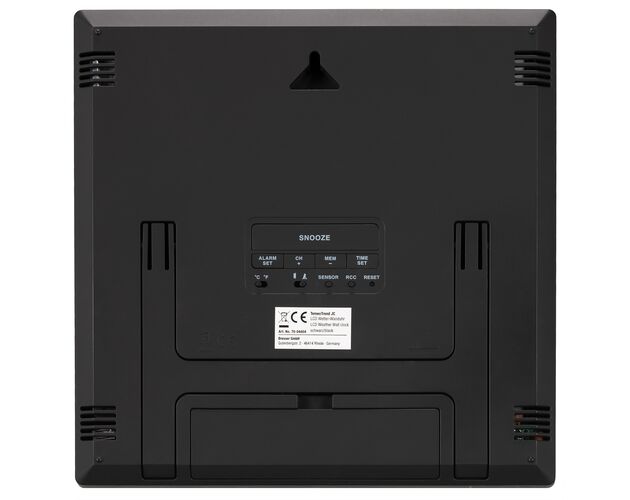 LCD nástenné hodiny BRESSER ClimaTemp JC – s počasím, image-6