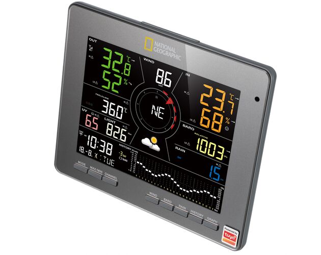 Smarte meteostanica NATIONAL GEOGRAPHIC Tuya – 7-v-1 senzor, image-8