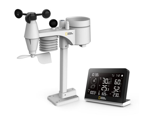 Funk-Wetterstation NATIONAL GEOGRAPHIC SC – 8-v-1 senzor a farebný displej
