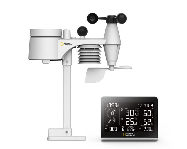 Funk-Wetterstation NATIONAL GEOGRAPHIC SC – 8-v-1 senzor a farebný displej, image-2
