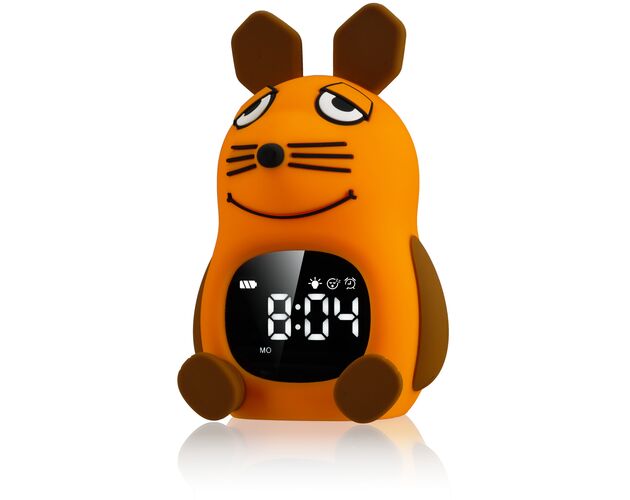 Nemôžete sa nabažiť roztomilých postavičiek z filmu "Sendung mit der Maus"? Potom si zamilujete svetelný budík TheMouse pre deti. Usmievavá myšk, image-8