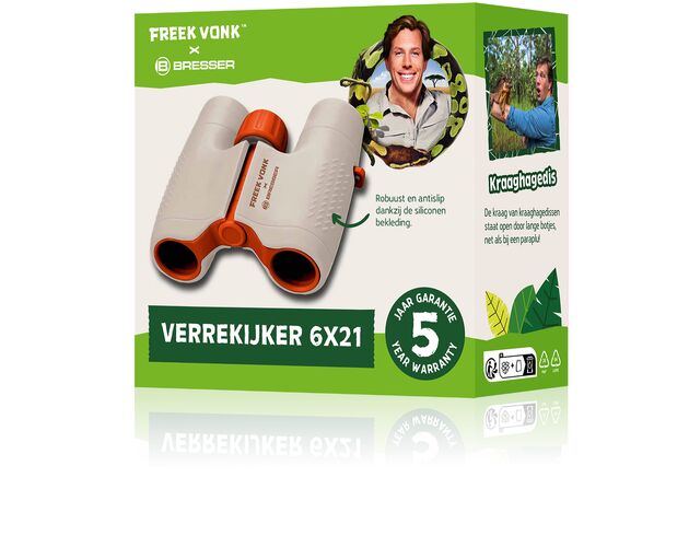 Detský ďalekohľad FREEK VONK x BRESSER 6x21 Beige, image-8