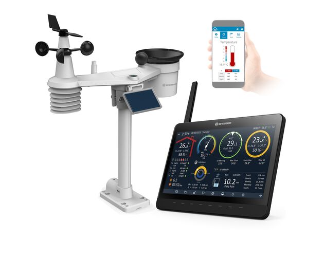 Meteostanica BRESSER MeteoChamp 9-v-1 WLAN s digitálnym fotorámikom