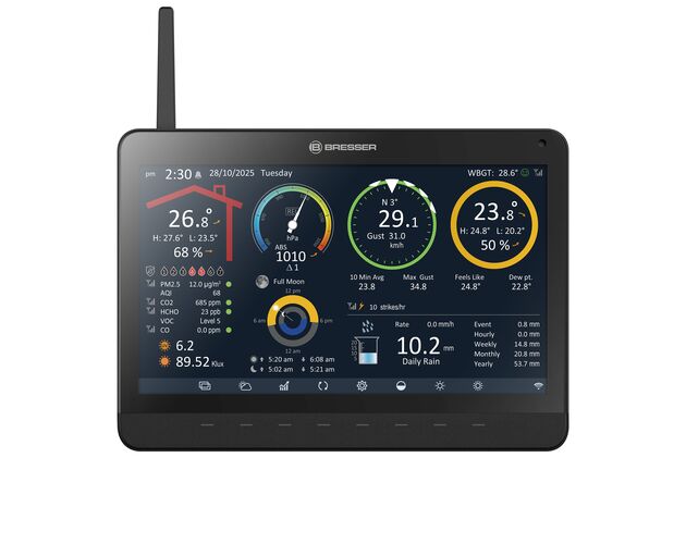 Meteostanica BRESSER MeteoChamp 9-v-1 WLAN s digitálnym fotorámikom, image-3