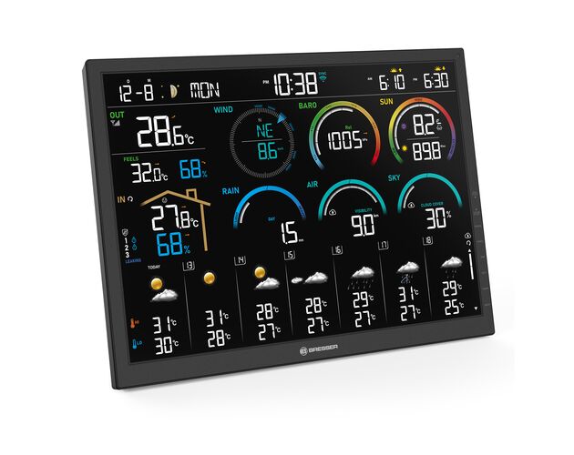 Meteostanica BRESSER 4CAST 18,5" WLAN – 8-v-1 senzor, image-5