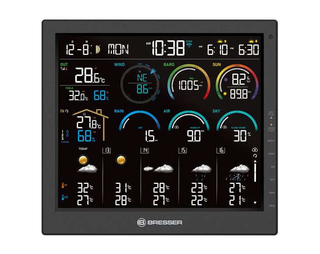 Meteostanica BRESSER 4CAST 10" WLAN – vrátane 8-v-1 senzora, image-2