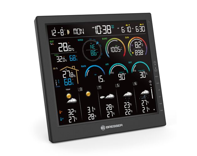 Meteostanica BRESSER 4CAST 10" WLAN – vrátane 8-v-1 senzora, image-4