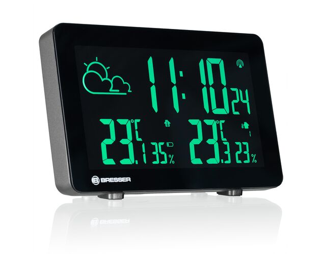 Funkčná meteostanica BRESSER s farebným podsvietením, image-3