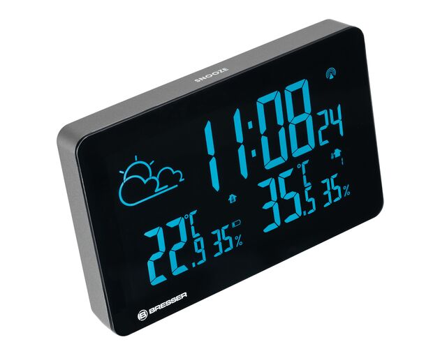 Funkčná meteostanica BRESSER s farebným podsvietením, image-4
