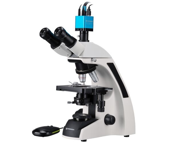 Trinokulárny mikroskop BRESSER Science TFM-301 + MikroCam MINI Full HD HDMI