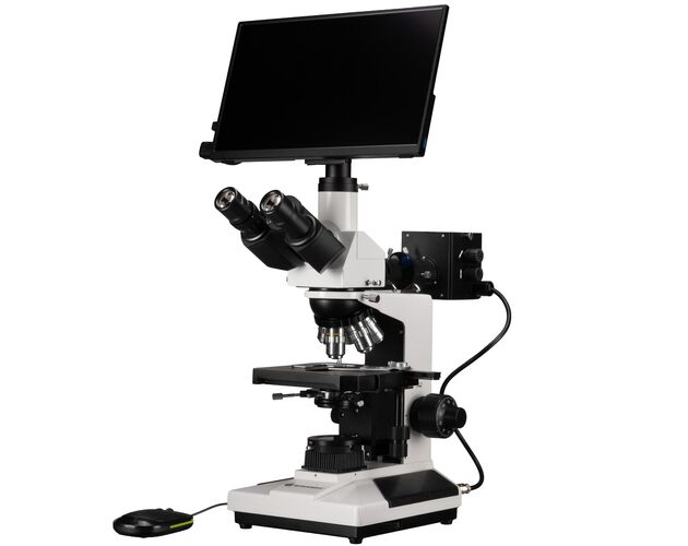Bresser Science ADL-601-P Polarizačný mikroskop s 5MP Pro HDMI kamerou a 13.3" displejo