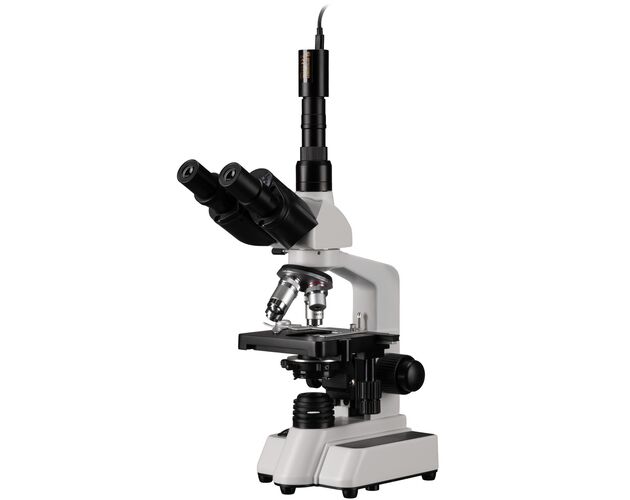 Trinokulárny mikroskop BRESSER Researcher 40–1000× + MikrOkular LF Full HD