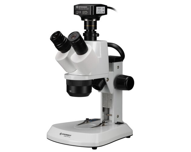 Stereomikroskop BRESSER Analyth STR Trino 10–40× + MikroCamII 12 MP USB 3.0