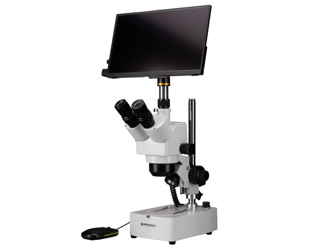 Bresser Advance ICD Zoom Stereomikroskop s Full HD kamerou a 13.3" displejom