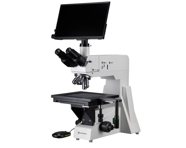 Bresser Science MTL-201 Metalurgický mikroskop s Full HD kamerou a 13.3" displejom