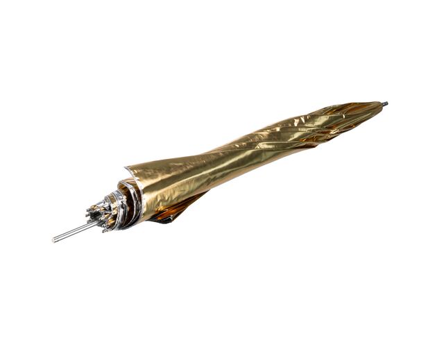 Reflexný dáždnik BRESSER SM-21 – strieborný/zlatý 110 cm, image-5
