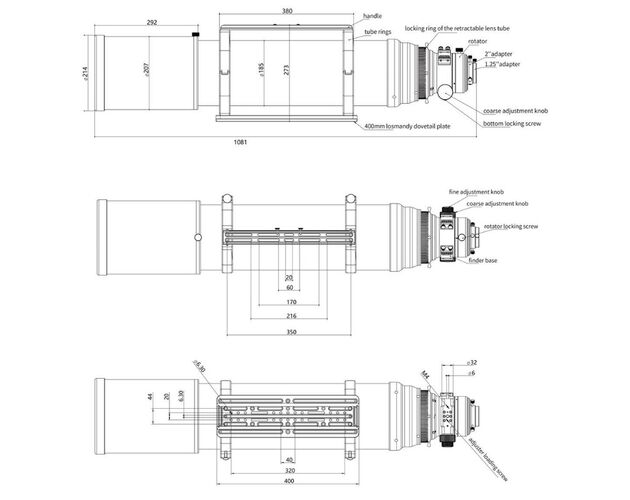 Askar AP 185/1295 Triplet - apochromatický refraktor, image-6