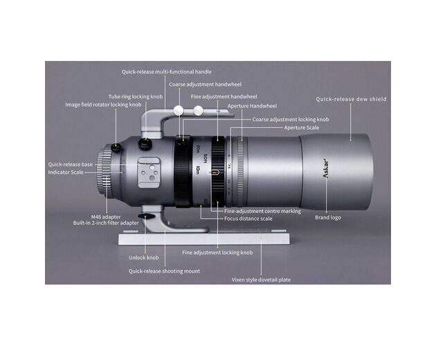 Askar AP 55/264 SQA55 - apochromatický refraktor, image-5