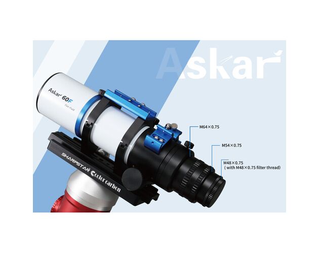 Askar AP 60/408 60F Flatfield - apochromatický refraktor, image-4