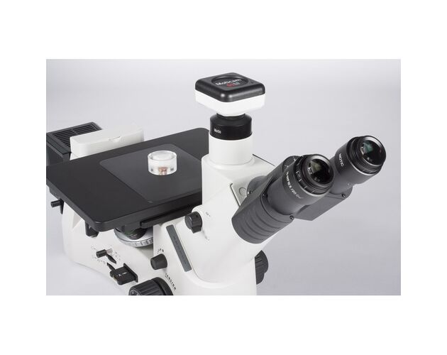 Motic Inverzný mikroskop AE2000 MET, trinokulárny, 50×–500×, LM, tmavé pole, 100W, image-3