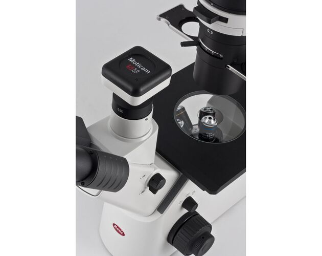 Motic Inverzný mikroskop AE2000, trinokulárny, infinity, 40×–400×, fázový kontrast, halogén 30W, image-7